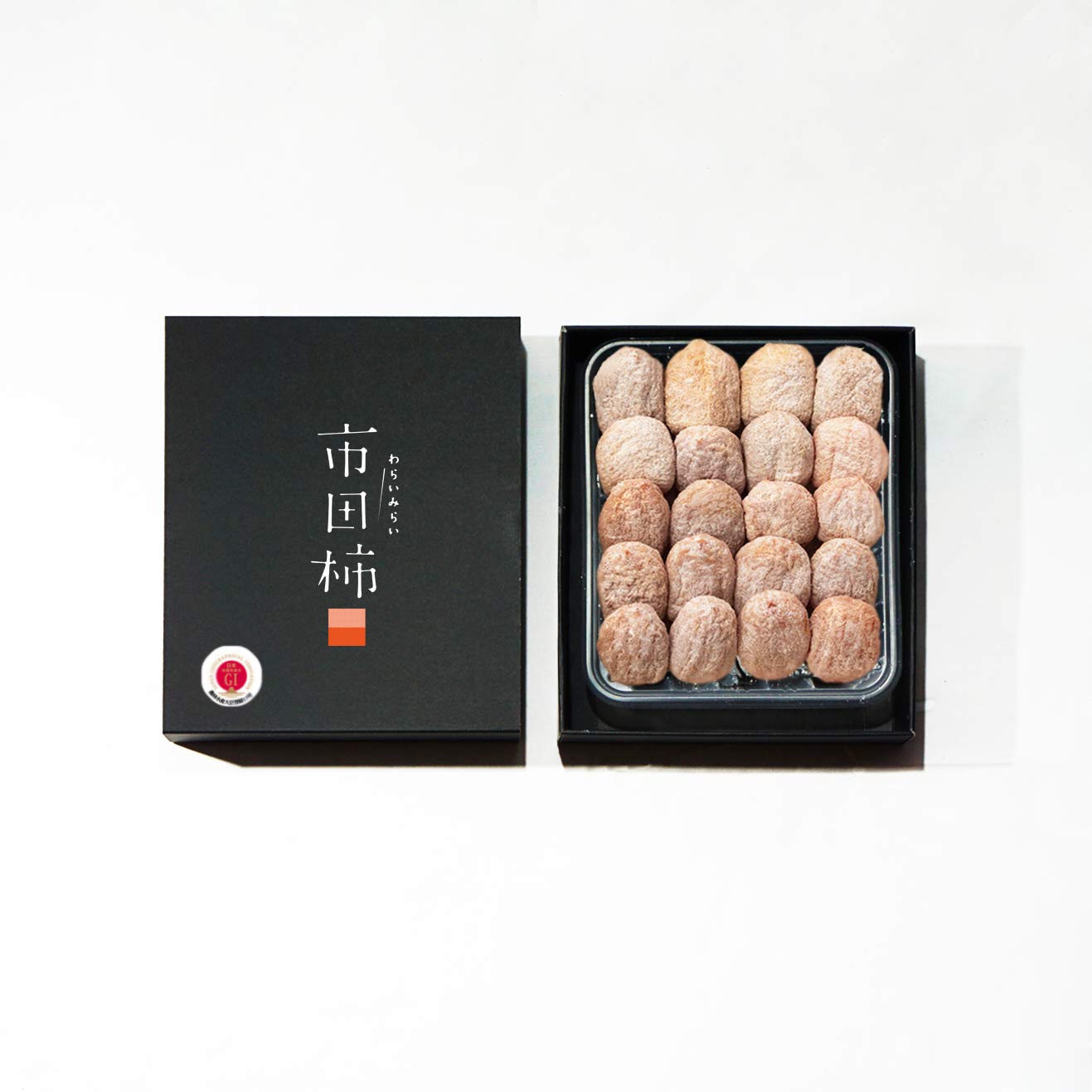 Amazon | わらいみらい 市田柿 いちだかき 長野県産 干し柿 化粧箱入